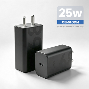 Cargador Rápido Tipo C de 25W, Cargador de Pared PD PPS para Teléfonos Samsung, iPhone y Android, Cargadores Universales Compactos, Venta al Por Mayor de Fábrica OEM - Product Image 1