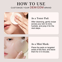 Pads Tonifiants Visage Apaisants Bio et Véganes à la Centella Asiatica pour Peaux Sensibles, Grasses, Sèches et à Tendance Acnéique – Vente en Gros
