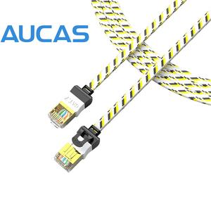 Câble de raccordement Ethernet Cat7 <span class=keywords><strong>10</strong></span> <span class=keywords><strong>Gbps</strong></span> <span class=keywords><strong>RJ45</strong></span> d'alimentation d'usine 1m 2m 3m 5m 10m de longueur câbles de réseau FTP cordon - Product Image 4