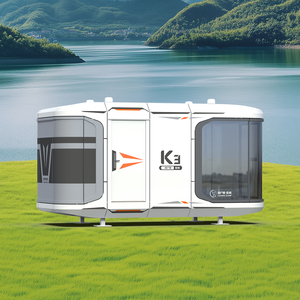 Zcamp K3 Cápsula directa de fábrica Diseño creativo Atracción turística Prafab Hotel Container Tiny <span class=keywords><strong>Villa</strong></span> prefabricada - Product Image 1