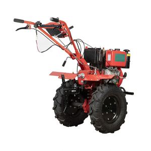 TENGKA 186F 10HP 6.3kW Diesel Power Tiller Rotary <b>Cultivator</b> for Orchard Crops - Product Image 1