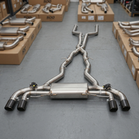 Tuyaux d'échappement arrière SD SUS304 pour BMW M5 F90 V8 4.4T 2018-2023, système d'échappement à soupape électronique haute performance avec silencieux
