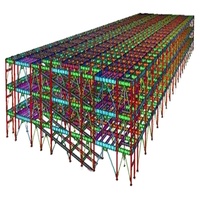 Tour préfabriquée Parking à plusieurs étages entièrement assemblé Garage préfabriqué Structure métallique préfabriquée Parking pour voiture