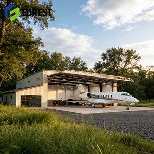 Hangar Prefabricado de Acero de Bajo Costo, Resistente al Fuego, para Construcción de Aeropuertos, Precio Competitivo - Product Image 1