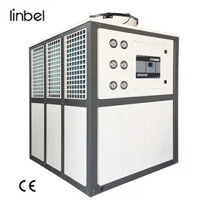 Linbel 40ตันชิ้นส่วนอิเล็กทรอนิกส์คอมเพรสเซอร์น้ำระบายความร้อนด้วย Chiller ราคา-120c Chiller