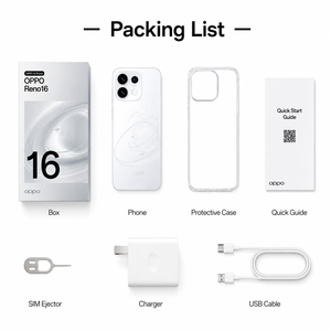 <span class=keywords><strong>OPPO</strong></span> Reno <span class=keywords><strong>16</strong></span> 5G con Batteria Massiccia da 7000mAh, Ricarica SuperVOOC 80W, Dimensity 8500, Display AMOLED 1.5K da 6.32'' a 120Hz, Fotocamera da 200MP, Smartphone - Product Image 6