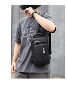 Multifunções <span class=keywords><strong>anti</strong></span>-roubo ombro Messenger <span class=keywords><strong>Bag</strong></span> impermeável curta viagem peito saco masculino com fecho de zíper Crossbody para viagem - Product Image 5