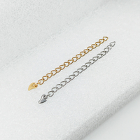 50mm en acier inoxydable Extension étendue queue chaîne homard fermoirs connecteur pour bijoux à bricoler soi-même faisant des accessoires