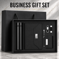 Innovative Geschäftsnotizbücher Stift-Vakuum-Becher-Sets mit Visitenkartenhalter/USB-Stick und Schlüsselhalter für Vatertag/Neujahrsgeschenke