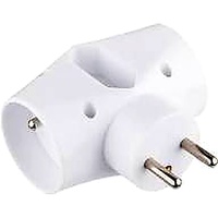 Adaptateur de prise électrique européenne Pheiyon EU 2*16A+1*2.5A 3 voies, 3 prises, CE ROHS, rallonge pour la maison