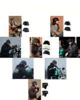 Casque de moto en fibre de verre trois-quarts, demi-casque, casque de conduite universel toutes saisons