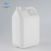Conteneur carré blanc de 10 litres, fabriqué sur mesure, fût en HDPE, solide, sûr, gain de place