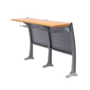 Henmei Aluminum Alloy Classroom <b>Desks</b> And Chairs With Handrails For Universities And Conference <b>Rooms</b> - Product Image 4