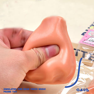 Juguete Antiestrés de TPR con Forma de Nariz de 8 cm, Regalo Creativo - Burbujas para Estopolar - para Niños y Adultos, Diversión y Relajación - Product Image 4