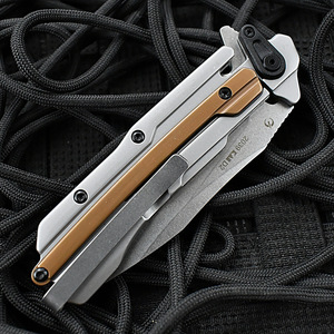 Cuchillo plegable KS, cuchillo de bolsillo multifuncional de alta dureza para autodefensa, portátil, para el hogar, para acampar, cuchillo para frutas EDC - Product Image 6