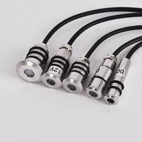 Projecteur LED encastré extérieur étanche IP65 1W 12V à température de couleur réglable, lumière stellaire pour couloir et marches