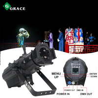 Igreslite 600W blanc chaud blanc froid projecteur Gobo bicolore Leko Led projecteur ellipsoïdal pour théâtre en direct Led profil Spot