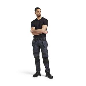 BLAKLADER - 199011418999C158 Craftsman <b>trousers</b> stretch X1900 <b>Navy</b> blue/Black - EAN 7330509554616 <b>WORK</b> <b>TROUSERS</b> - Product Image 3