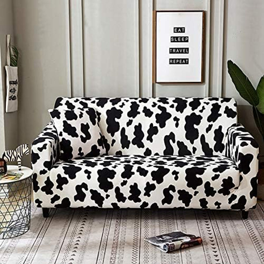 Fundas De Cojín Con Estampado De Vaca - Tela Suave, Cremallera Invisible, Varios Tamaños (30x30cm A 50x50cm)