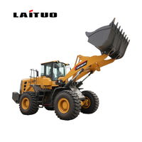 Chargeur frontal robuste de 6 tonnes de la marque Laituo avec moteur Weichai, nouvelle machinerie de construction et garantie d'un an