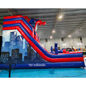 Trượt đôi Spiderman khô trượt thư bị trả lại nhà Combo Jumper bouncy cho trẻ em khổng lồ trượt bơm hơi - Product Image 5