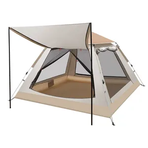 Carpa Familiar Oxford de Despliegue Rápido, Una Habitación, Cuatro Estaciones, Doble Capa, Impermeable 3000mm, Entrada Grande <span class=keywords><strong>para</strong></span> Supervivencia en la Naturaleza - Product Image 4