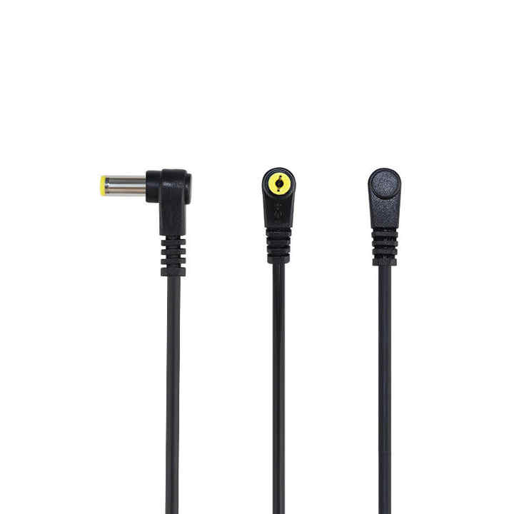 Angolo di 90 gradi DC5,5 x 2,5 mm a 5,5 x 2,1 mm Adattatore da maschio a femmina Convertitore accoppiatore per laptop Illuminazione a strisce per telecamera CCTV,2 pezzi