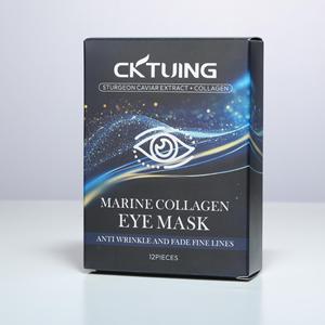 Masque pour les yeux au collagène marin Cktuing, 12 pièces, anti-rides, atténue les ridules - Product Image 1