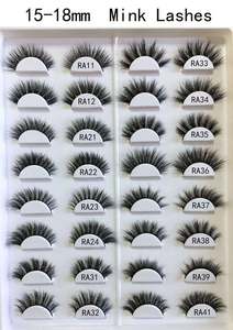 Pestañas <span class=keywords><strong>de</strong></span> Visón al por Mayor, Tira Completa, Efecto 3D, Hechas a Mano, Libres <span class=keywords><strong>de</strong></span> Crueldad Animal, Reutilizables, Banda <span class=keywords><strong>de</strong></span> Algodón Negra, Grosor Mixto, Bandeja <span class=keywords><strong>de</strong></span> Plástico - Product Image 3
