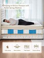 Matelas de lit d'hôtel haut de gamme, design moderne, épaisseur personnalisée, matelas rafraîchissant pour un sommeil réparateur, style européen, respectueux de l'environnement