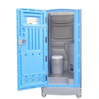 Toilettes portables H9-A1 en HDPE, toilettes mobiles avec réservoir d'eau intégré, double réservoir, écologiques, pour immeuble de bureaux