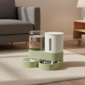Vente en gros 360 °   <span class=keywords><strong>Gamelle</strong></span> <span class=keywords><strong>pour</strong></span> animaux de compagnie à placement libre en PP, avec compartiments séparés <span class=keywords><strong>pour</strong></span> l'alimentation - Product Image 1