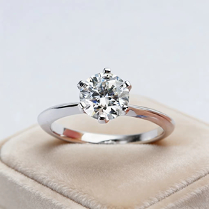 0.5CT 1CT 2CT 3CT Vvs D 925 Sterling <b>Silver</b> <b>Solitaire</b> Moissanite Wedding Engagement <b>Ring</b> for Women with Gra Certificate - Product Image 6