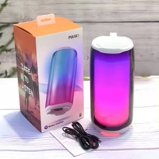 2025 New Arrivals Trending RGB Light Wireless Blue Tooth Speaker For Travel Party With Loud Stereo Sound