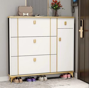 Mueble <span class=keywords><strong>Zapatero</strong></span> para <span class=keywords><strong>Entrada</strong></span> <span class=keywords><strong>de</strong></span> Casa, Armario para Porche Exterior, Gran Capacidad <span class=keywords><strong>de</strong></span> Almacenamiento, <span class=keywords><strong>Zapatero</strong></span> <span class=keywords><strong>de</strong></span> Pared Moderno y Sencillo - Product Image 2