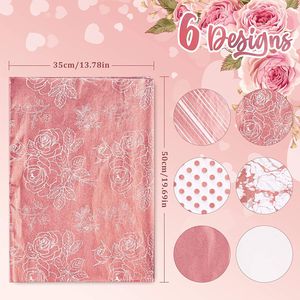 Kertas mawar merah dekorasi desain kustom 50x70 Cm dengan cetak Logo - Product Image 5