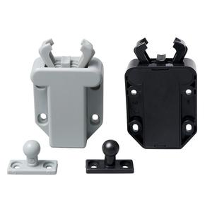 Gqk POM ABS บานพับประตูห้องครัวพลาสติกสีน้ำตาลเทาดำขาวกันกระแทกประตูไฮดรอลิกยอดนิยมโรงแรม - Product Image 3