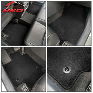 Alfombrillas para Toyota RAV4 19-24, 4 piezas, delanteras y traseras, antideslizantes, de terciopelo, color negro - Product Image 2