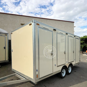 ห้องน้ำเคลื่อนที่แบบตู้คอนเทนเนอร์เหล็ก ราคาประหยัด ห้องน้ำกลางแจ้งบนรถพ่วง พกพาสะดวก เป็นมิตรกับสิ่งแวดล้อม อายุการใช้งานยาวนาน - Product Image 5