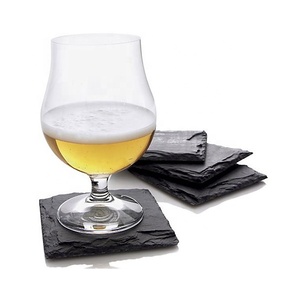 Wholesale Promotional Gift Eco-friendly Tea Coffee Cup <strong>Table</strong> Mat Engrave Laser logo Slate Stone <strong>coaster</strong> - Product Image 1