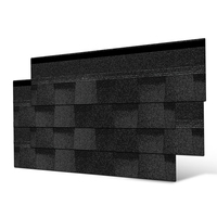 Solar-Dachziegel Wasserdichtes Material Onyx-Schwarz Laminat Architektonische Schindeln