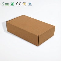 Boîte d'expédition personnalisée en carton ondulé pour e-commerce, avec bande déchirable, design de colis postal, recyclable et écologique pour abonnement