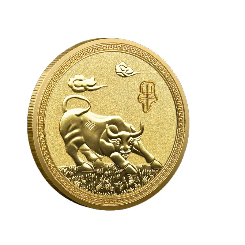 YEAR OF OX COIN Token LUCKY NEAT BOSSY YearカスタムデザインカウOXコイン