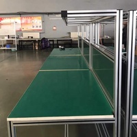 Tables de travail en alliage d'aluminium pour ligne de montage industrielle