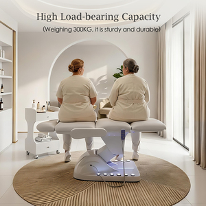 <span class=keywords><strong>Table</strong></span> <span class=keywords><strong>de</strong></span> massage électrique moderne à 3 moteurs avec commande au pied, mobilier <span class=keywords><strong>de</strong></span> salon <span class=keywords><strong>de</strong></span> haute qualité, entièrement blanche, pour soins du visage et spa - Product Image 3