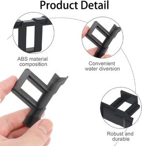 Dispositivo de Limpieza de Módulos Solares SUNYOUNG, Clip de Aluminio para Eliminar Agua y Polvo (Plateado/Negro), Drenaje de Agua Solar 30/35/40/45mm - Product Image 2