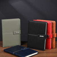 Journal vierge avec couverture d'impression de logo publicitaire personnalisé Cadeaux d'entreprise Jeu de cahiers promotionnels avec stylo