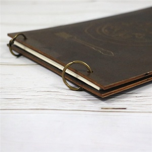Bomboniere in Legno Personalizzate, <span class=keywords><strong>Libro</strong></span> Ricette Inciso al Laser, Raccoglitore Personalizzabile, Ricettario Familiare Unico, Artigianato per Feste - Product Image 6
