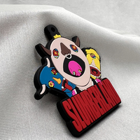 Parches Decorativos de PVC Personalizados de Alta Calidad con Diseño de Dibujos Animados, Emblemas de Goma Suave en 2D y 3D para Ropa y Mochilas