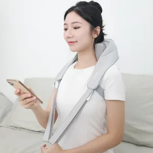Oplaadbare Smart Tension Relax Draagbare Shiatsu-Massageapparaat Met Warmte Voor Nek En Schouder Met Warmte